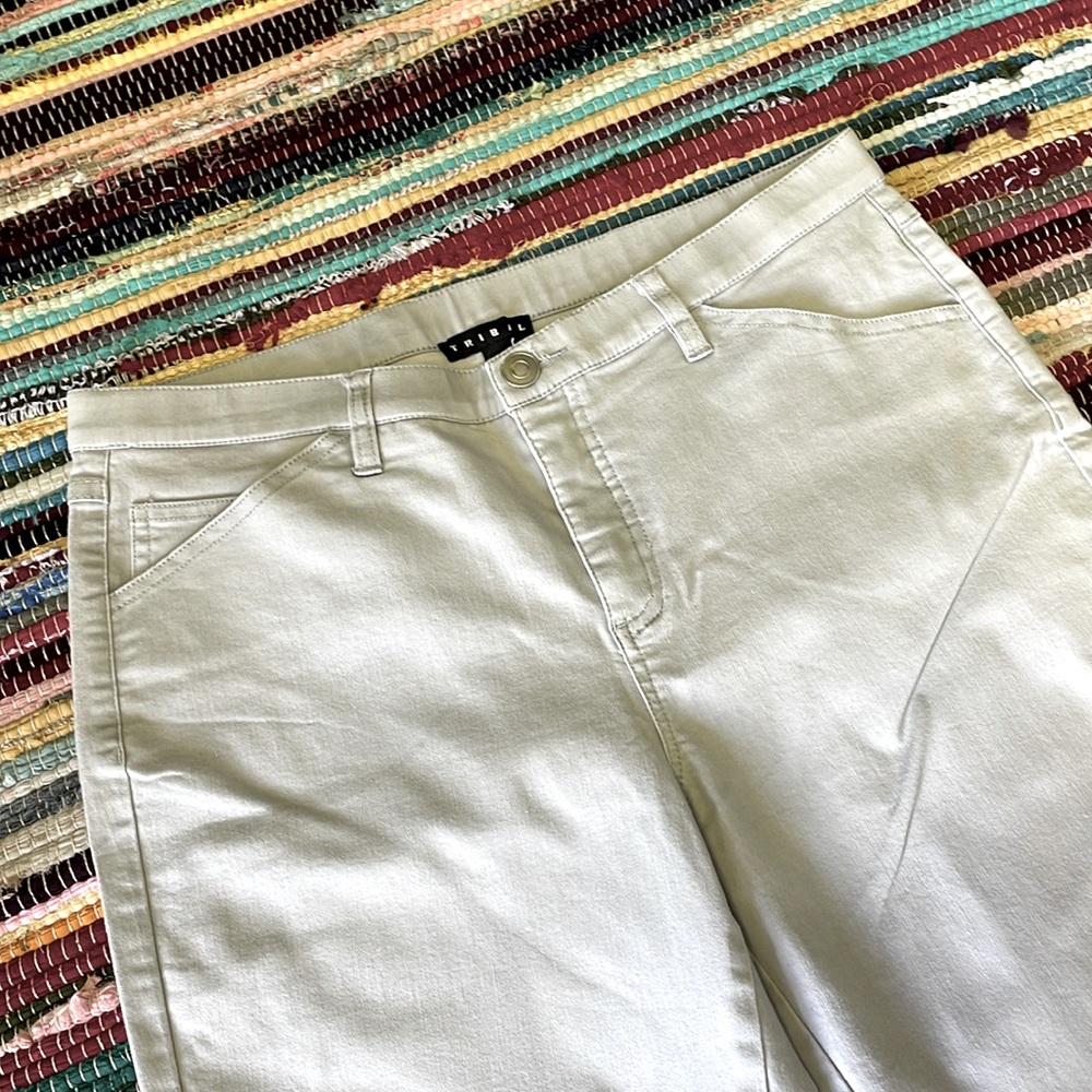 Tribal Gray Cotton Pants-#1978
